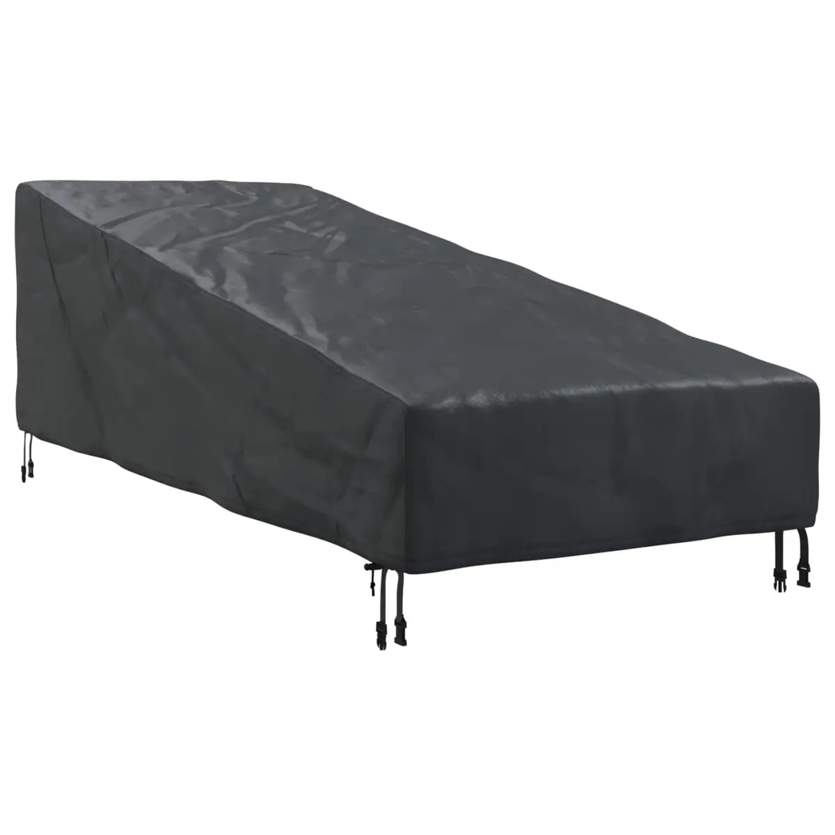 vidaXL Utemøbelbeskyttelse Svart 203 x 81 x 63 cm 600D Oxford Stoff