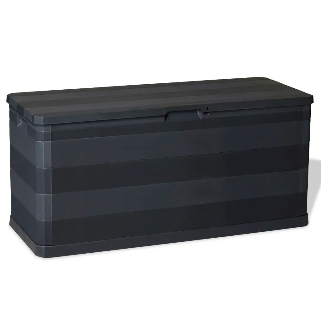vidaXL Putekasse 117x45x56 cm svart