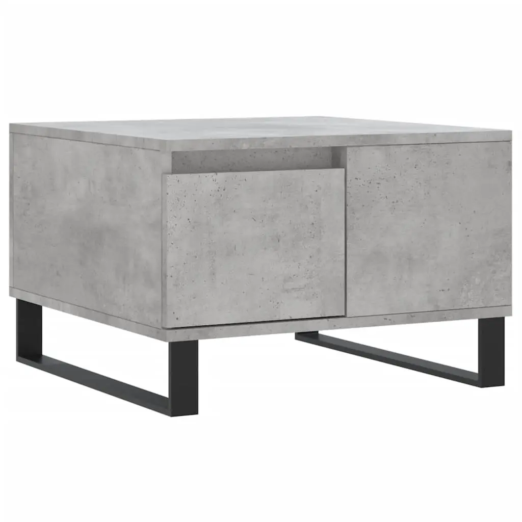 vidaXL Salongbord betonggrå 55x55x36,5 cm konstruert tre