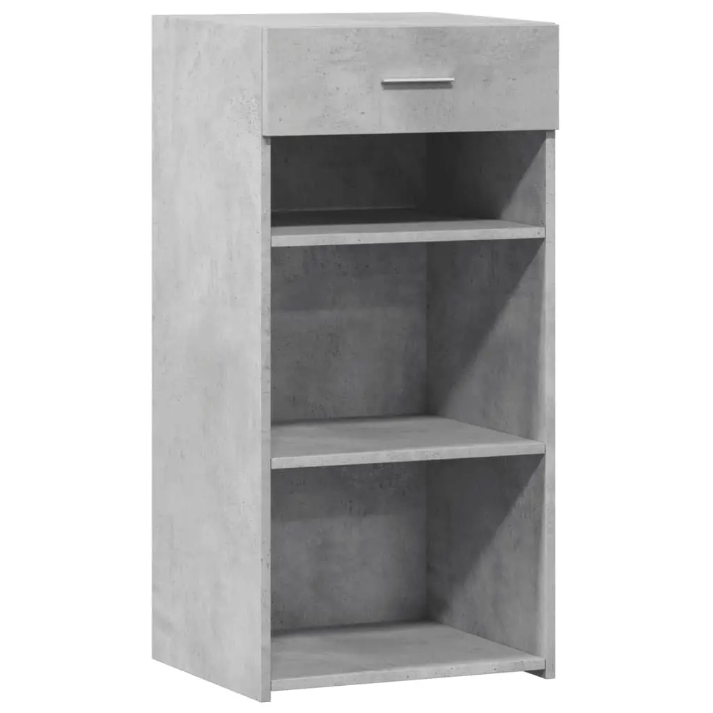 vidaXL Skjenk betonggrå 45x42,5x93 cm konstruert tre
