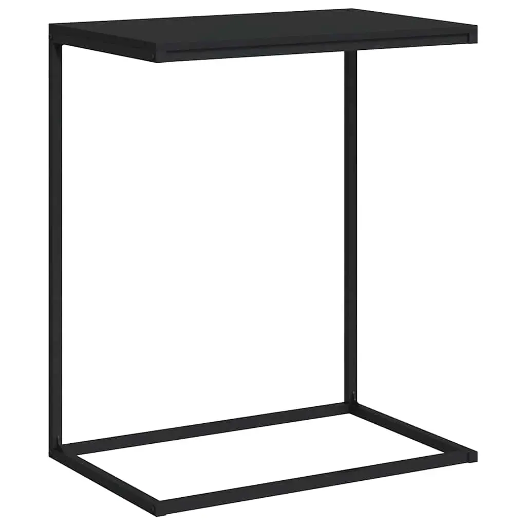 vidaXL Sidebord svart 55x35x66 cm konstruert tre