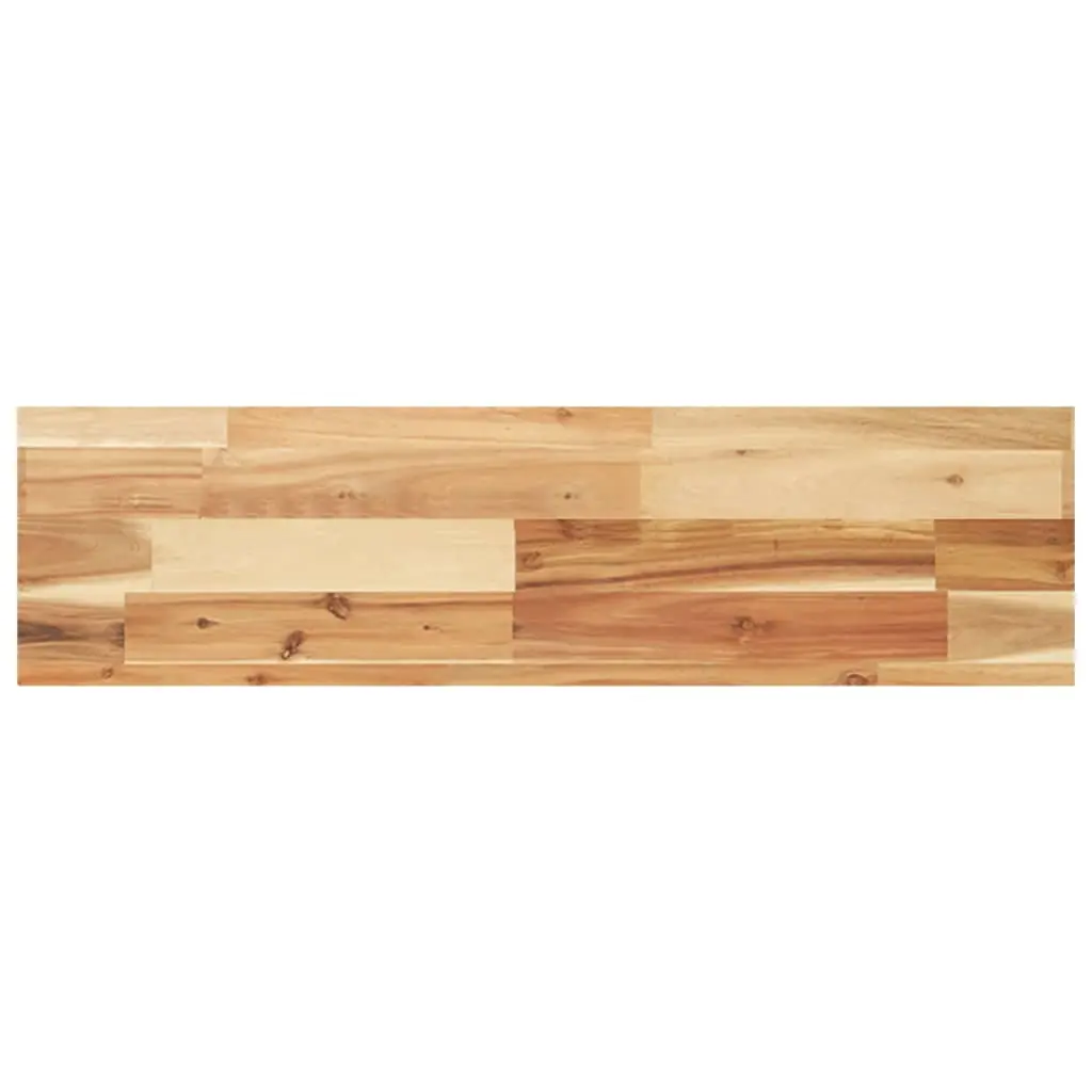 vidaXL Flytende hylle 100x20x4 cm oljebehandlet heltre akasie