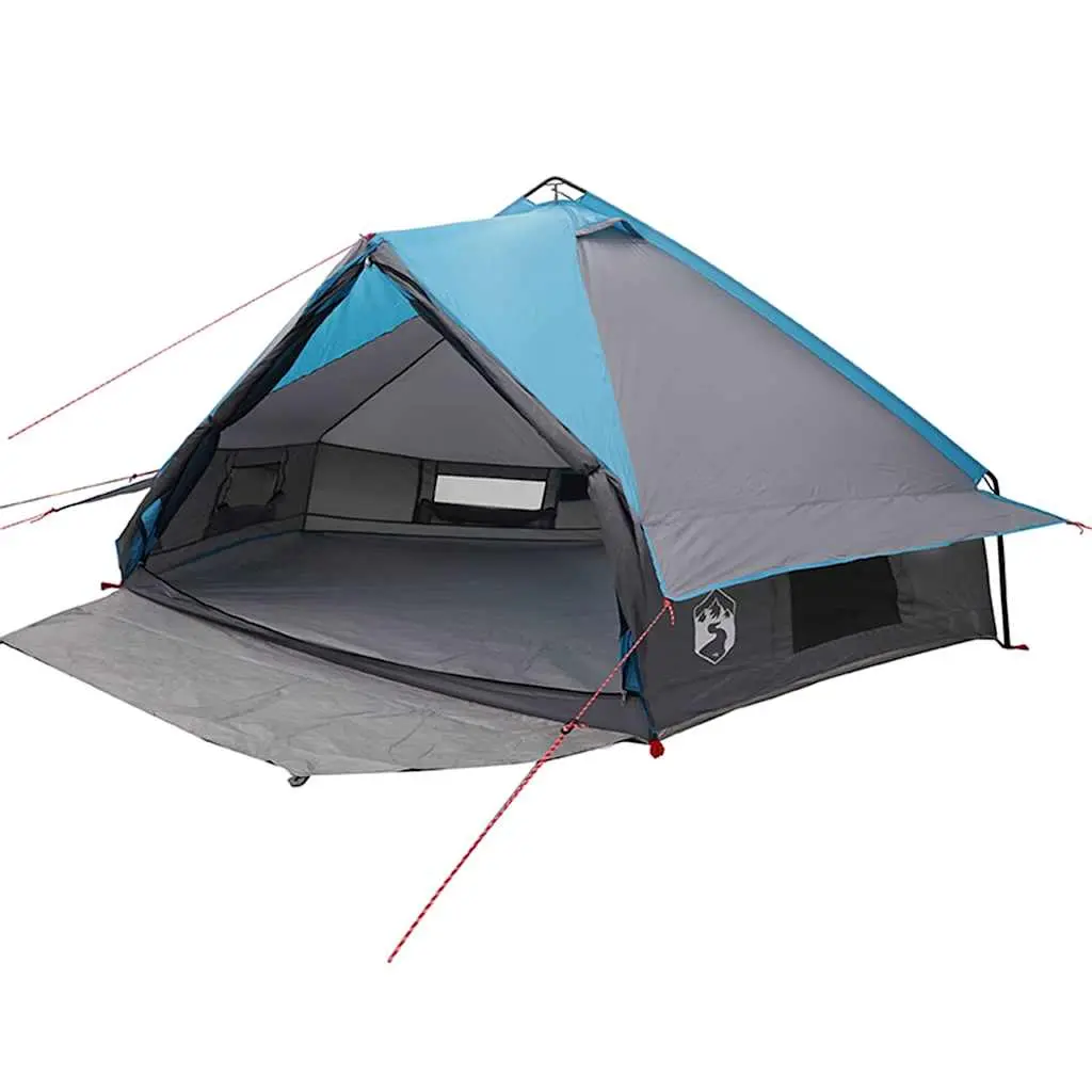 vidaXL Teepee Telt 8-Personer 8 person Blå og grå