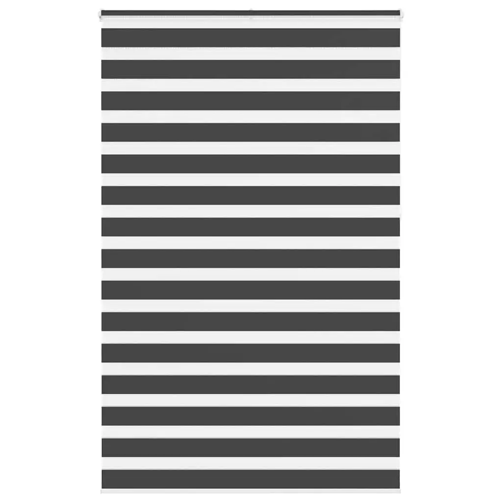 vidaXL Sebragardin svart 145x230 cm stoff bredde 140,9 cm polyester