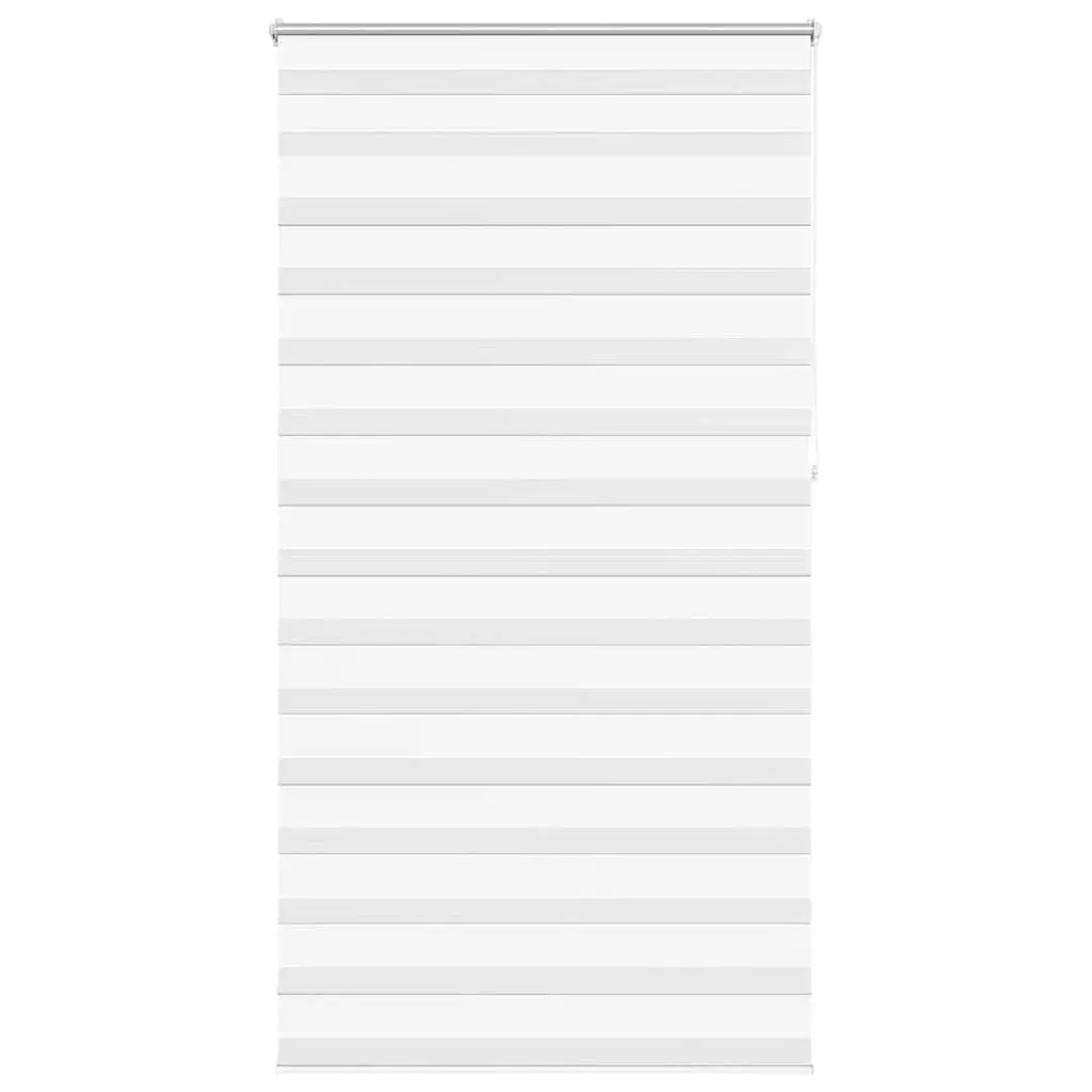 vidaXL Sebragardin 120,9x230 cm Stoffbredde 116,7 cm hvit