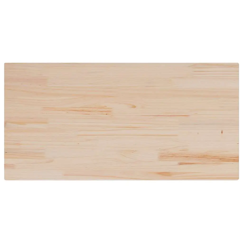vidaXL Bordplate 100x50x1,7 cm rektangulær heltre akasie