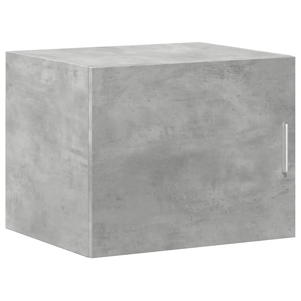 vidaXL Veggskap betonggrå 50x42,5x40 cm konstruert tre