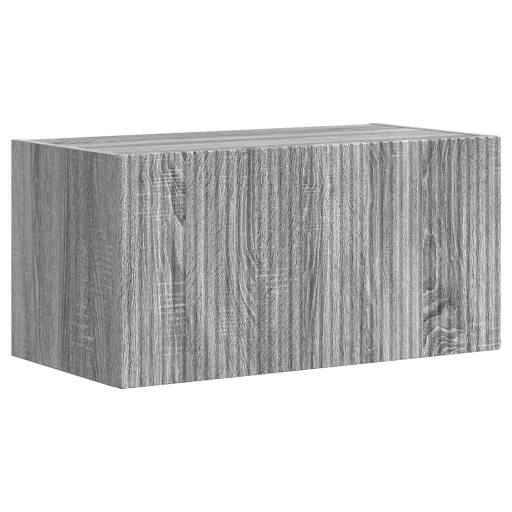 vidaXL TV Veggskap 60 x 31 x 29,5 cm Grå Sonoma Konstruert tre
