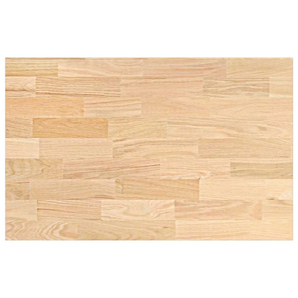 vidaXL Kjøkken benkeplate rektangulær 100x63,5x2,7 cm heltre eik