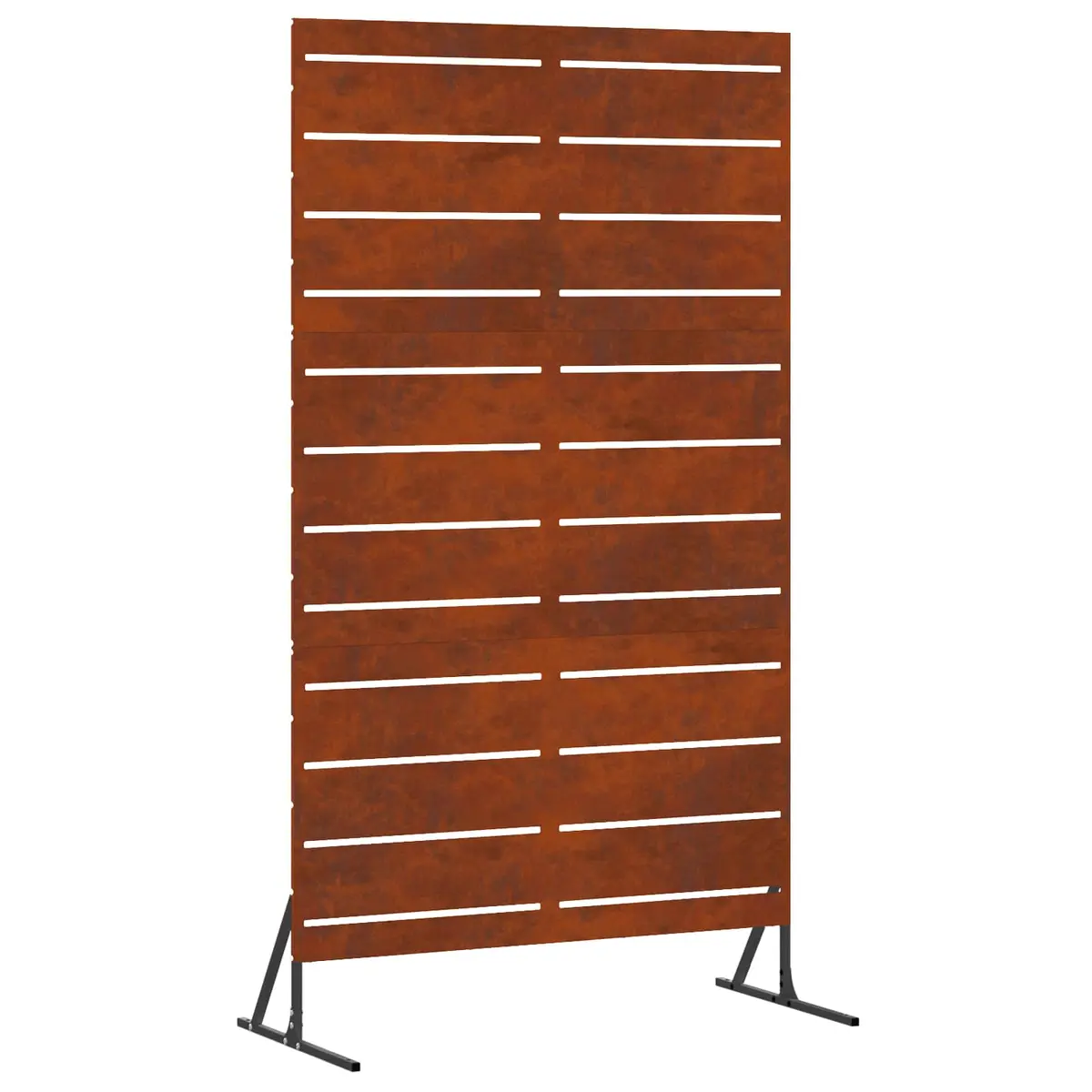 vidaXL Personvernsvegg 100 x 50 x 180 cm Cortenstål Rusten