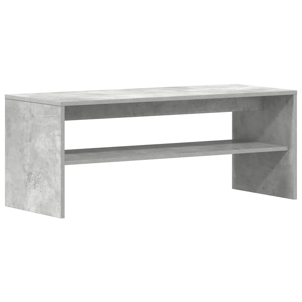 vidaXL TV-benk betonggrå 100x40x40 cm sponplate