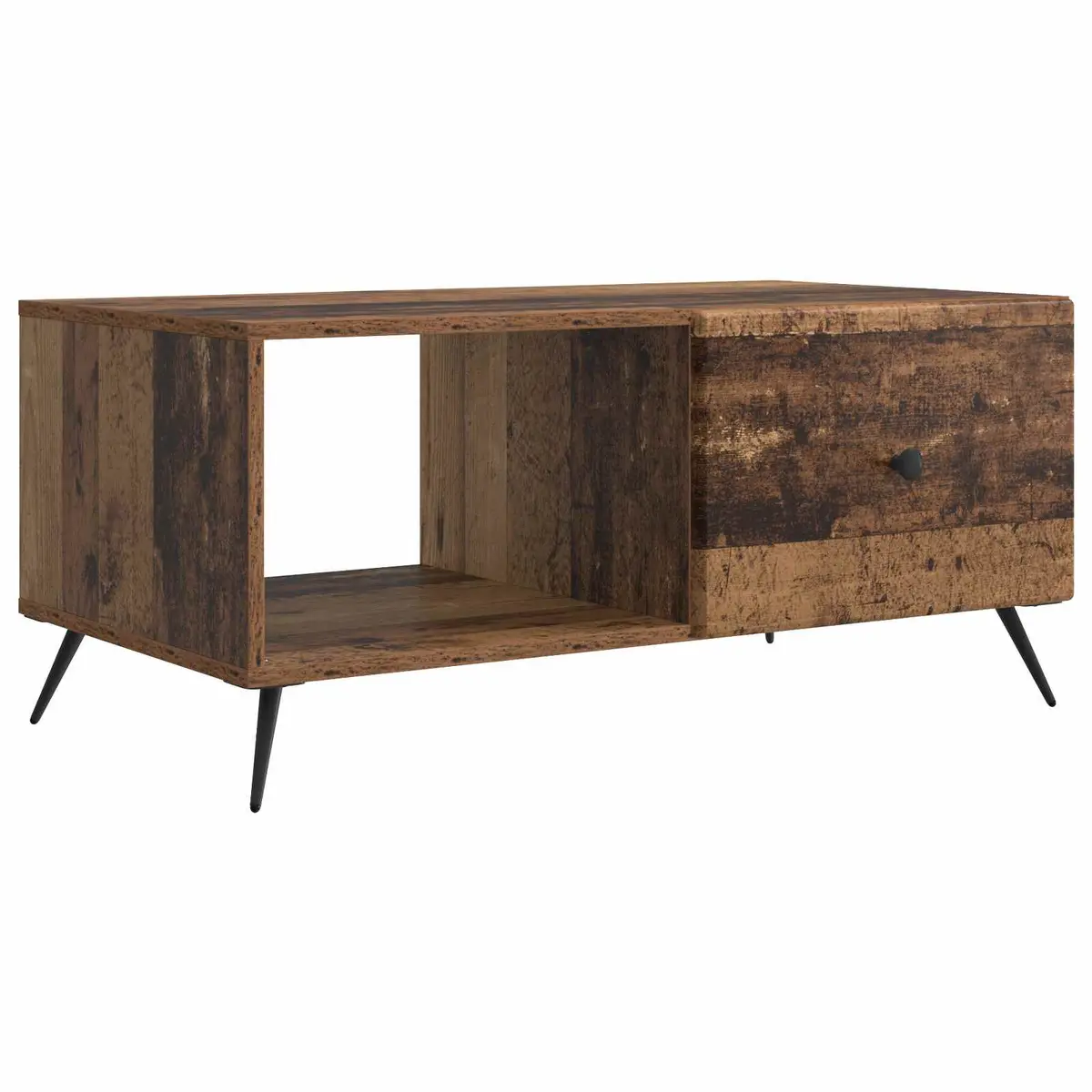 vidaXL Kaffebord Gammelt tre 90 x 50 x 40 cm Konstruert tre