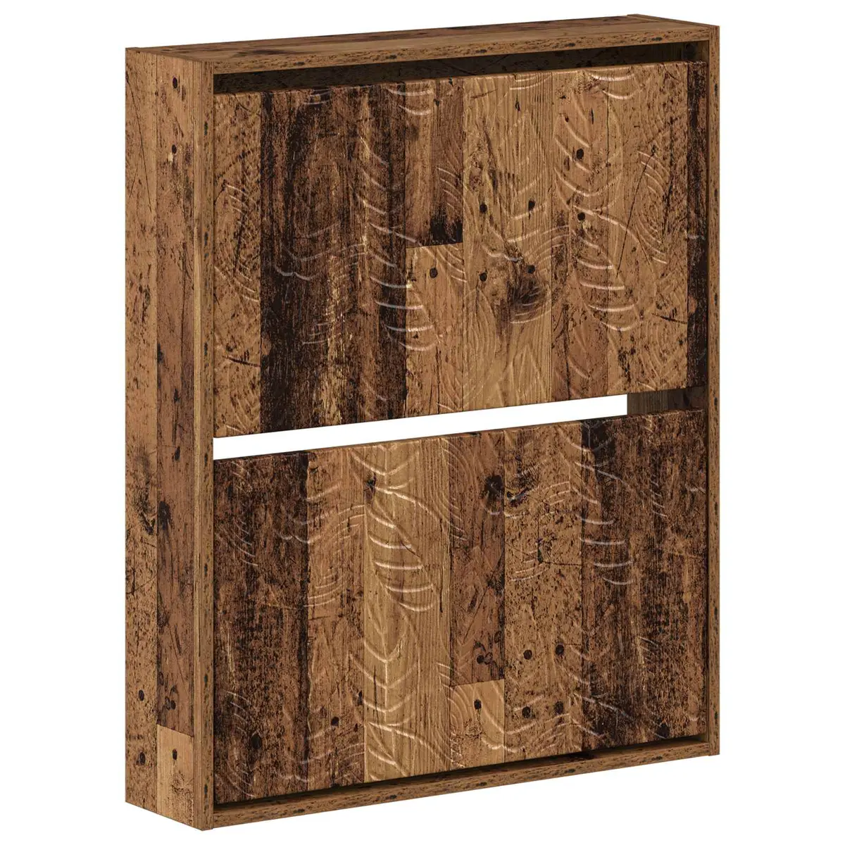 vidaXL Vegghengt skoskap DELFT 71 x 17 x 86 cm Konstruert tre