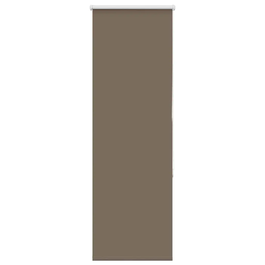 vidaXL Rullegardin lystette 50x130 cm stoff bredde 45,7 cm polyester