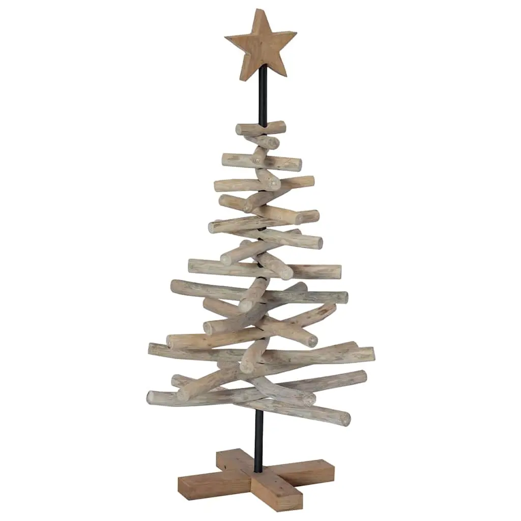 vidaXL Juletre Brun 90 cm Heltre teak