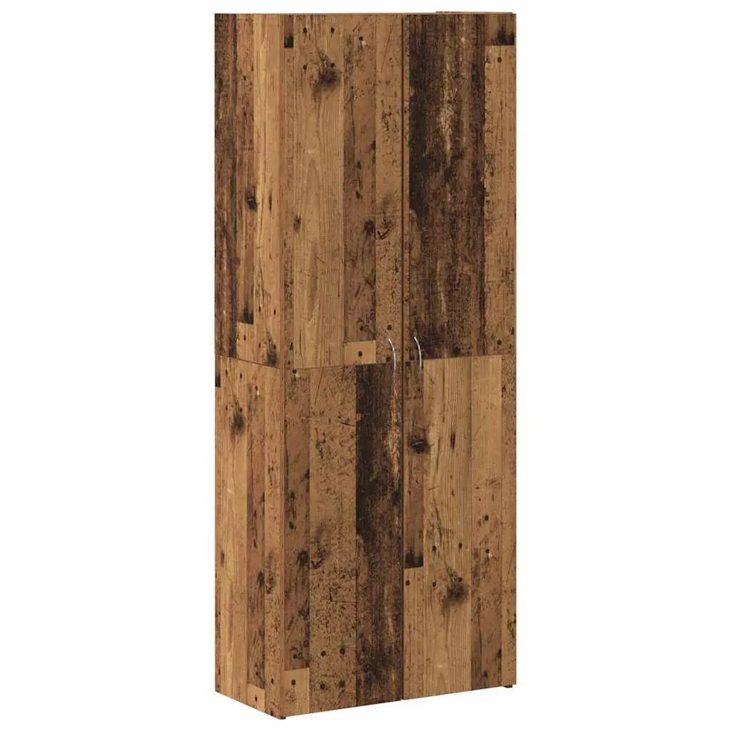 vidaXL Kontorskap Gammelt tre 60 x 32 x 152,5 cm Konstruert tre