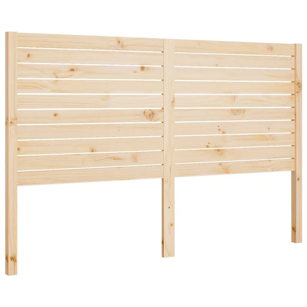 vidaXL Sengegavl 141x4x100 cm heltre furu