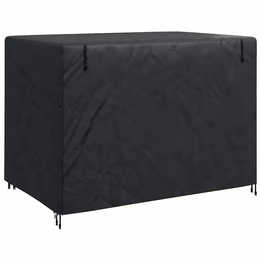 vidaXL Trekk til utehuske Svart 220 x 150 x 150 cm 210D Oxford stoff