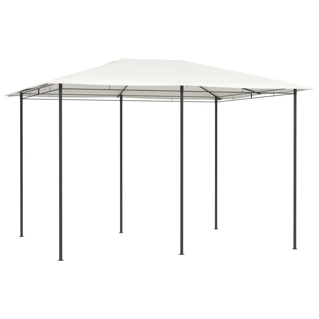 vidaXL Paviljong 3x4x2,6 m kremhvit 160 g/m²