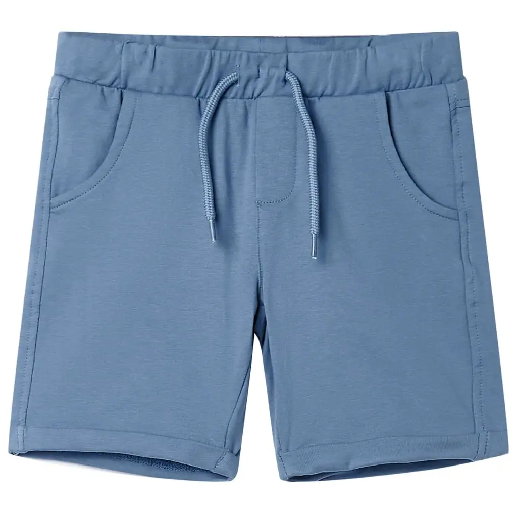 vidaXL Barneshorts med snor mørkeblå 92