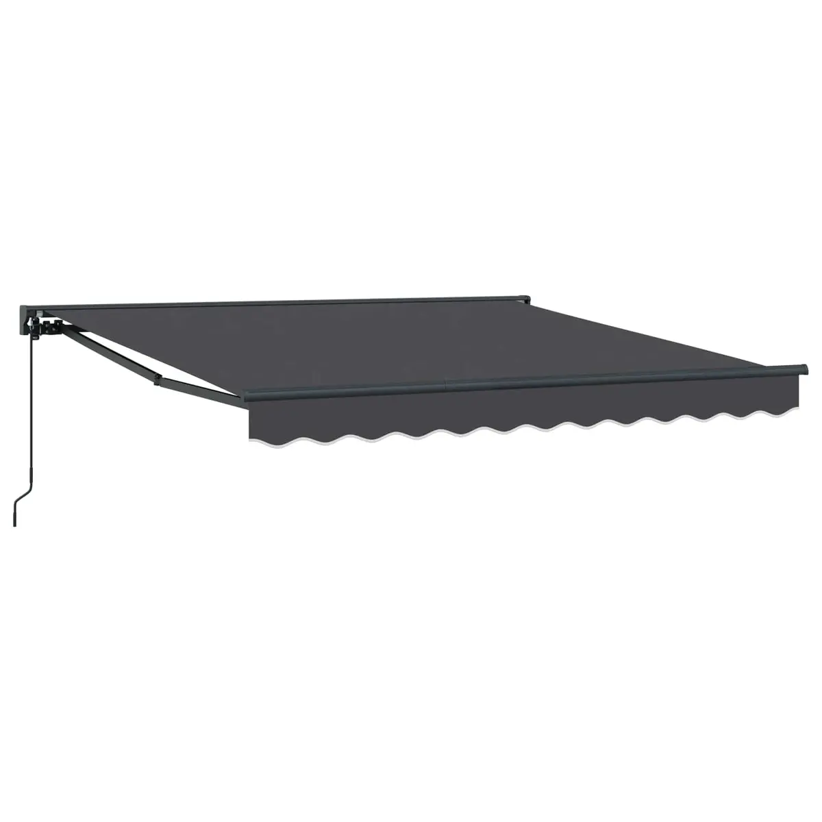 vidaXL Markiseramme Antrasitt 300 x 250 cm Polyester med PU-belegg