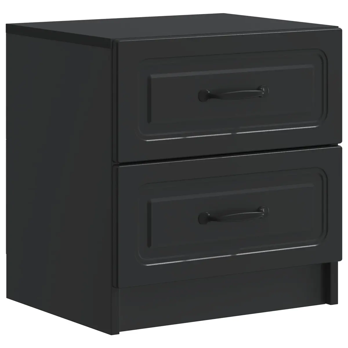 vidaXL Nattbordskap Svart 43 x 34,5 x 44,5 cm Konstruert tre