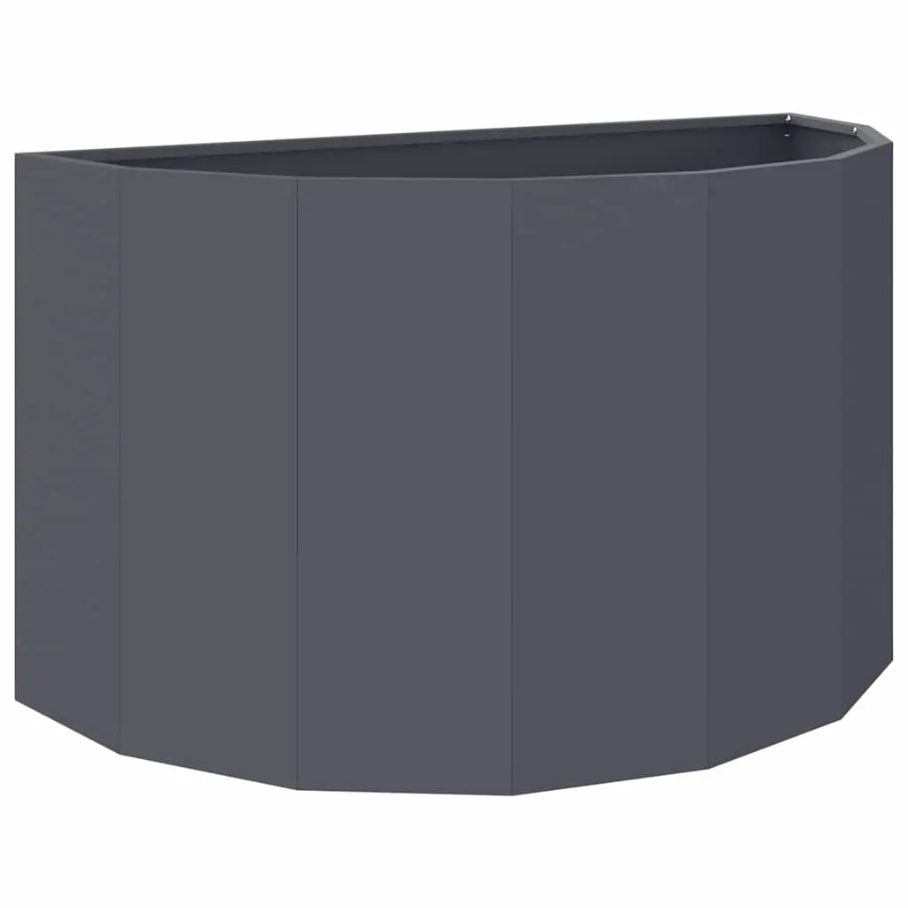 vidaXL Plantekassed Antrasitt 90 x 45 x 50 cm Stål