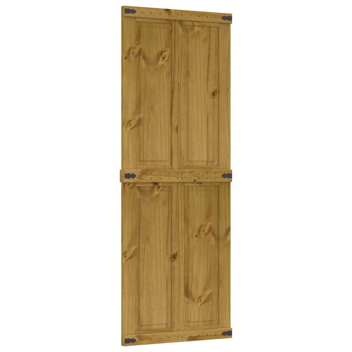 vidaXL Låvedør Corona HonningBrun 80 x 210 cm Heltre furu