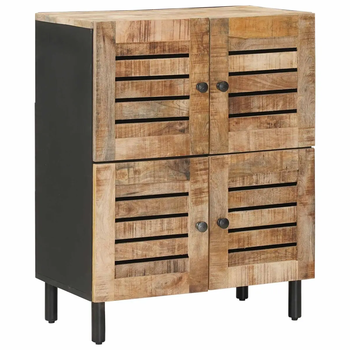 vidaXL Oppbevaringsskap Naturlig 60 x 33 x 75 cm Massiv mango tre