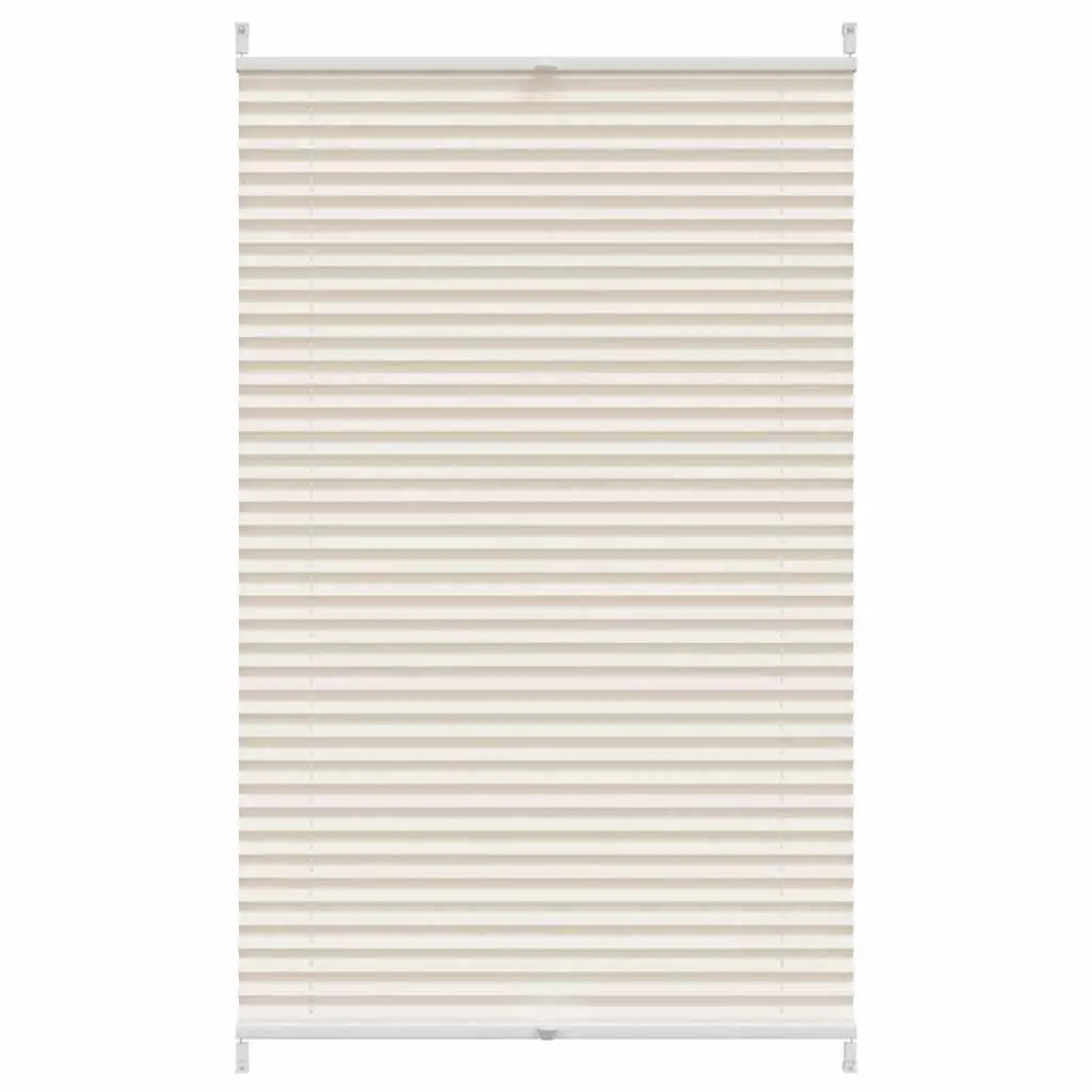 vidaXL Plissegardiner 80x100cm Krem