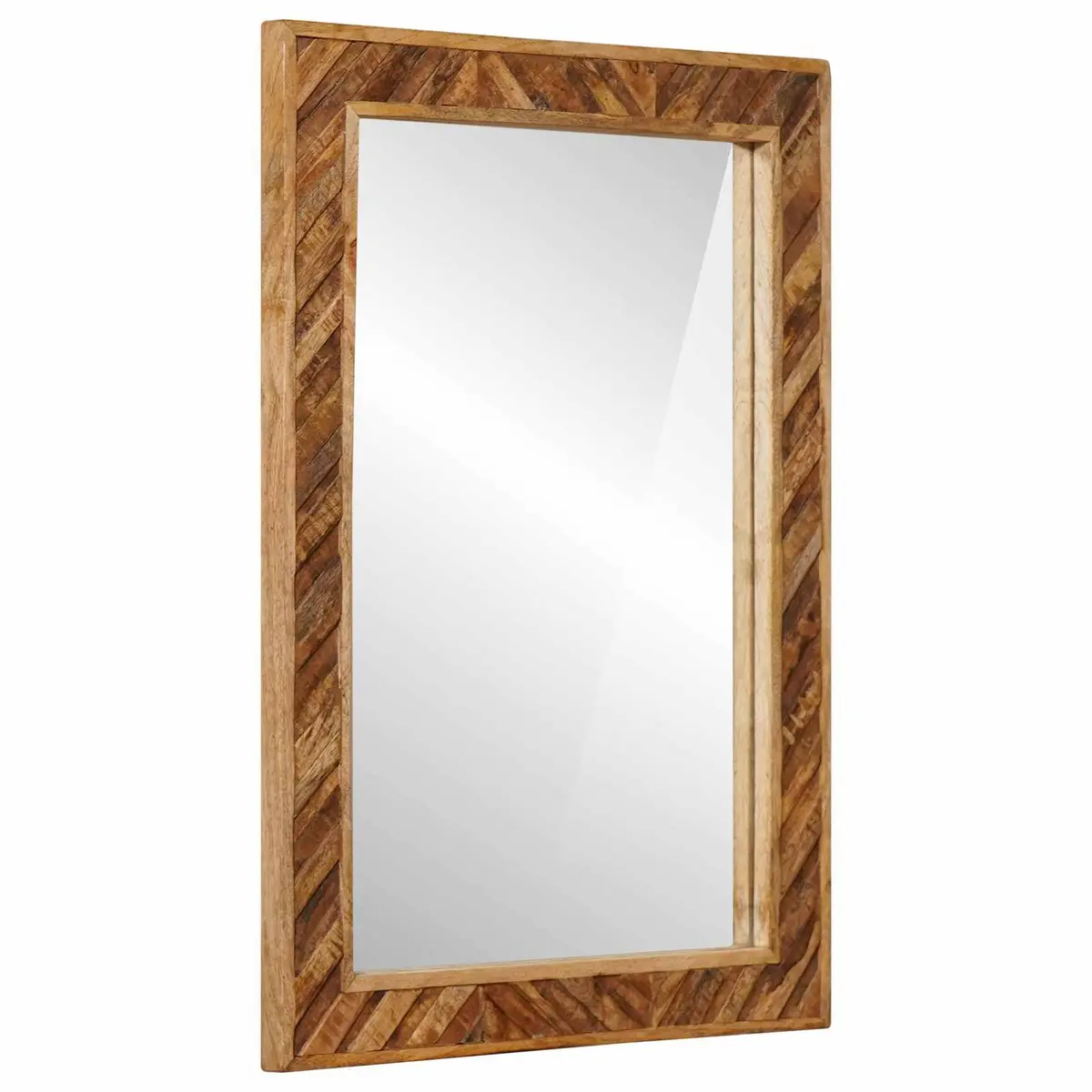 vidaXL Speil Brun 70 x 50 x 3 cm Glass