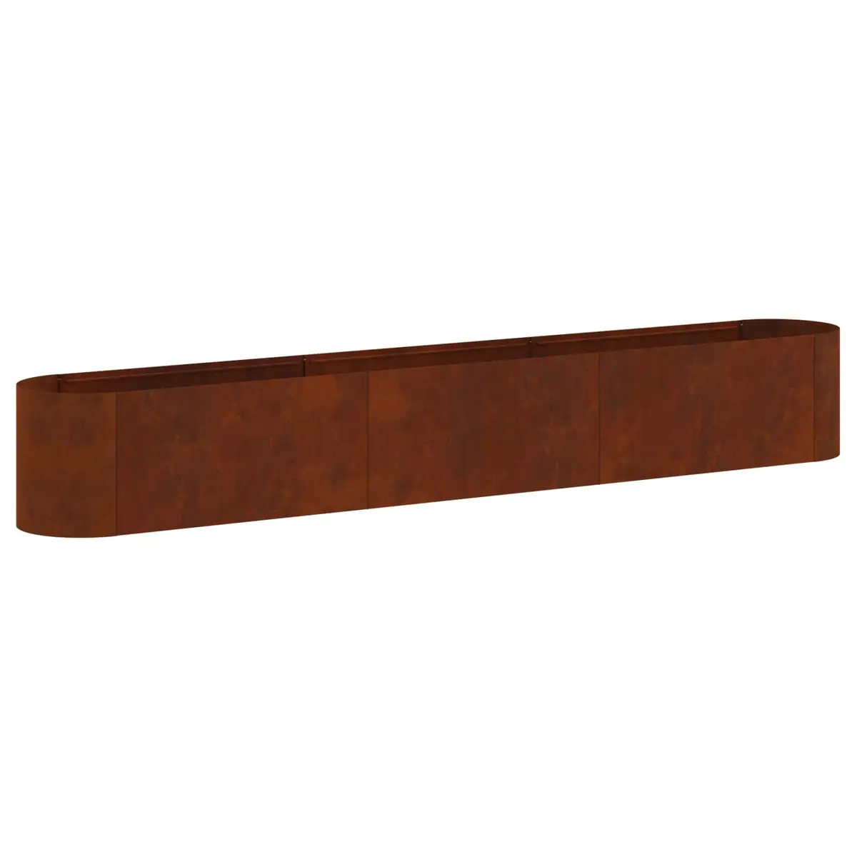 vidaXL Hevet Hagebed Cortenstål 280 x 40 x 40 cm