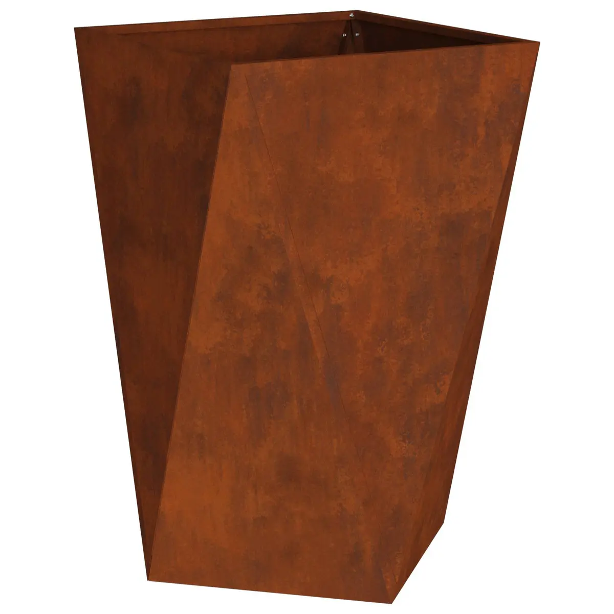 vidaXL Plantekassed Rusten 50 x 50 x 75 cm Cortenstål