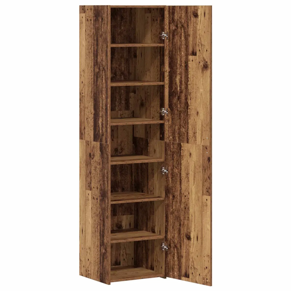 vidaXL Høyskap Gammelt tre 45 x 42,5 x 185 cm