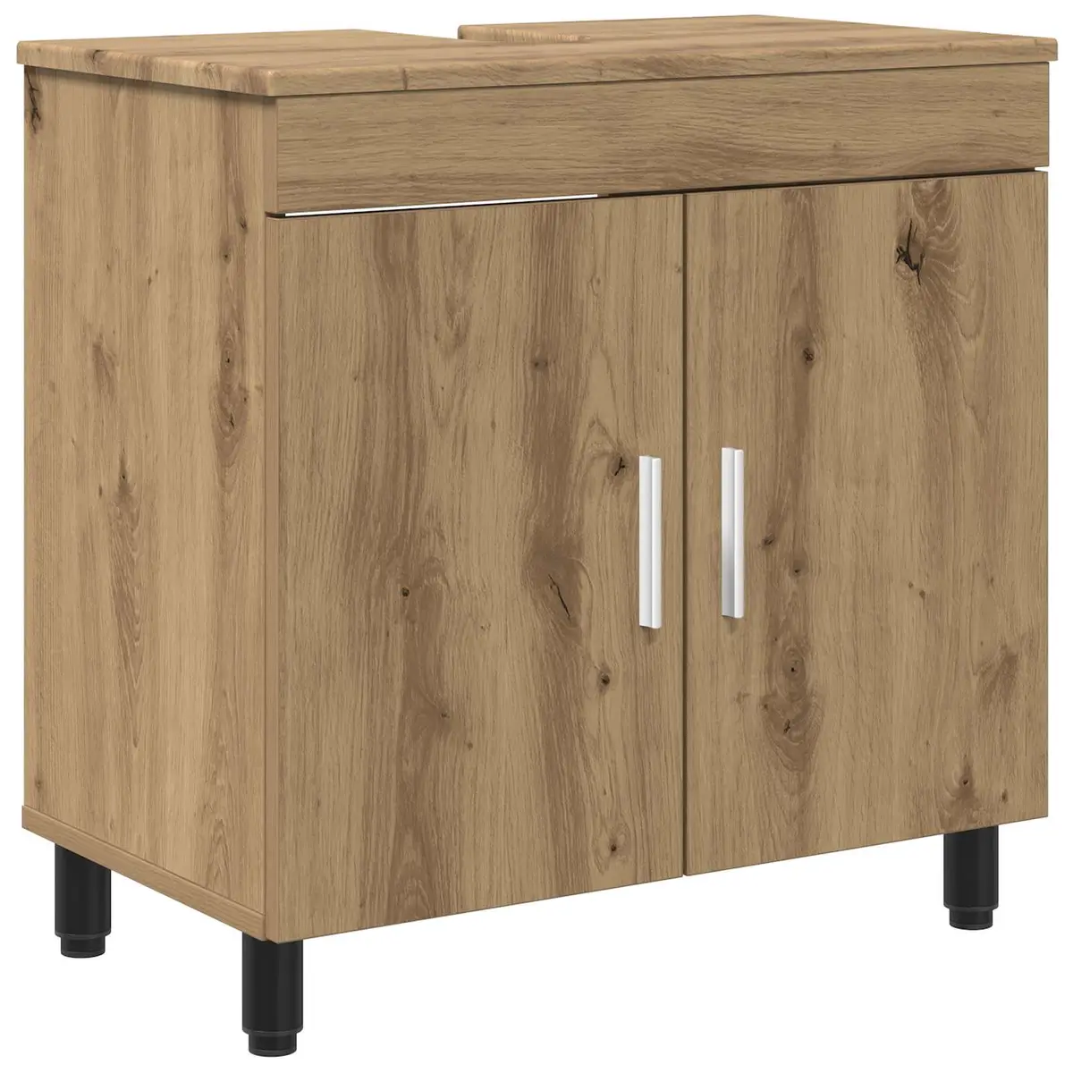 vidaXL Bad Sminkebord Artisan eik 60 x 35 x 60 cm Konstruert tre