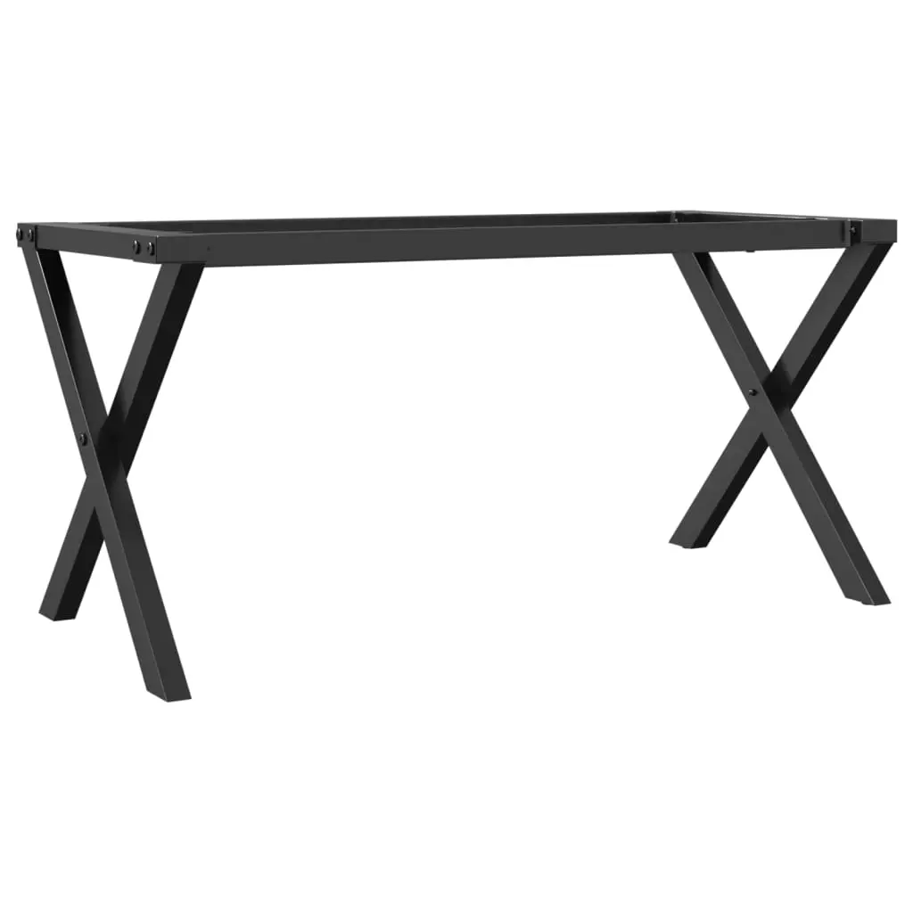 vidaXL Ben for salongbord X-ramme 70x30x43 cm stål