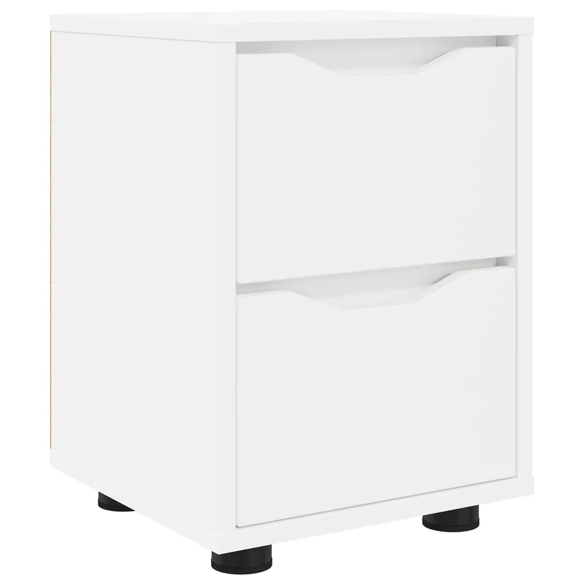 vidaXL Nattbord Hvit 30,5 x 30 x 43 cm Konstruert tre