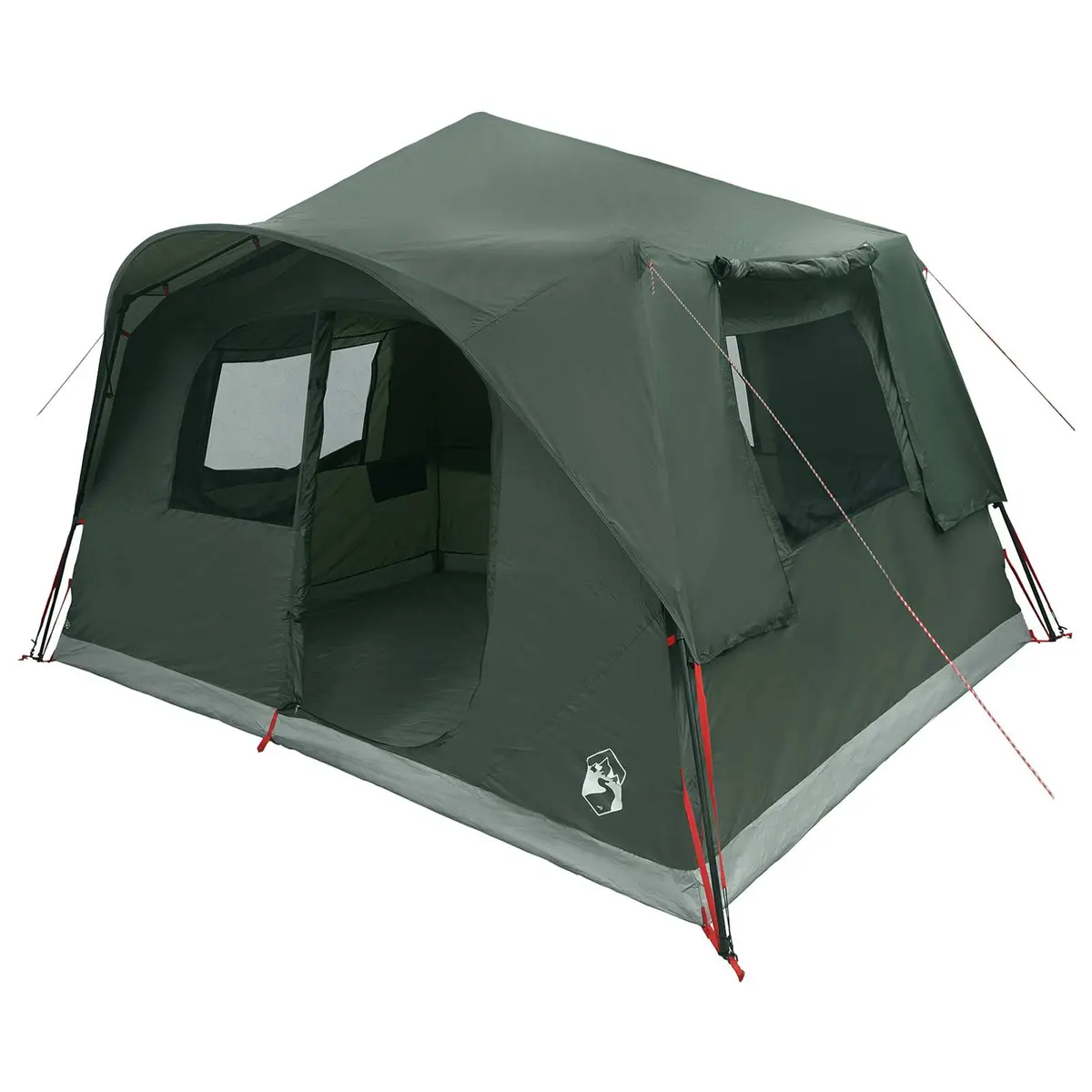 vidaXL Sofort Telt Army grønn 365 x 380 x 200 cm Polyester og stål