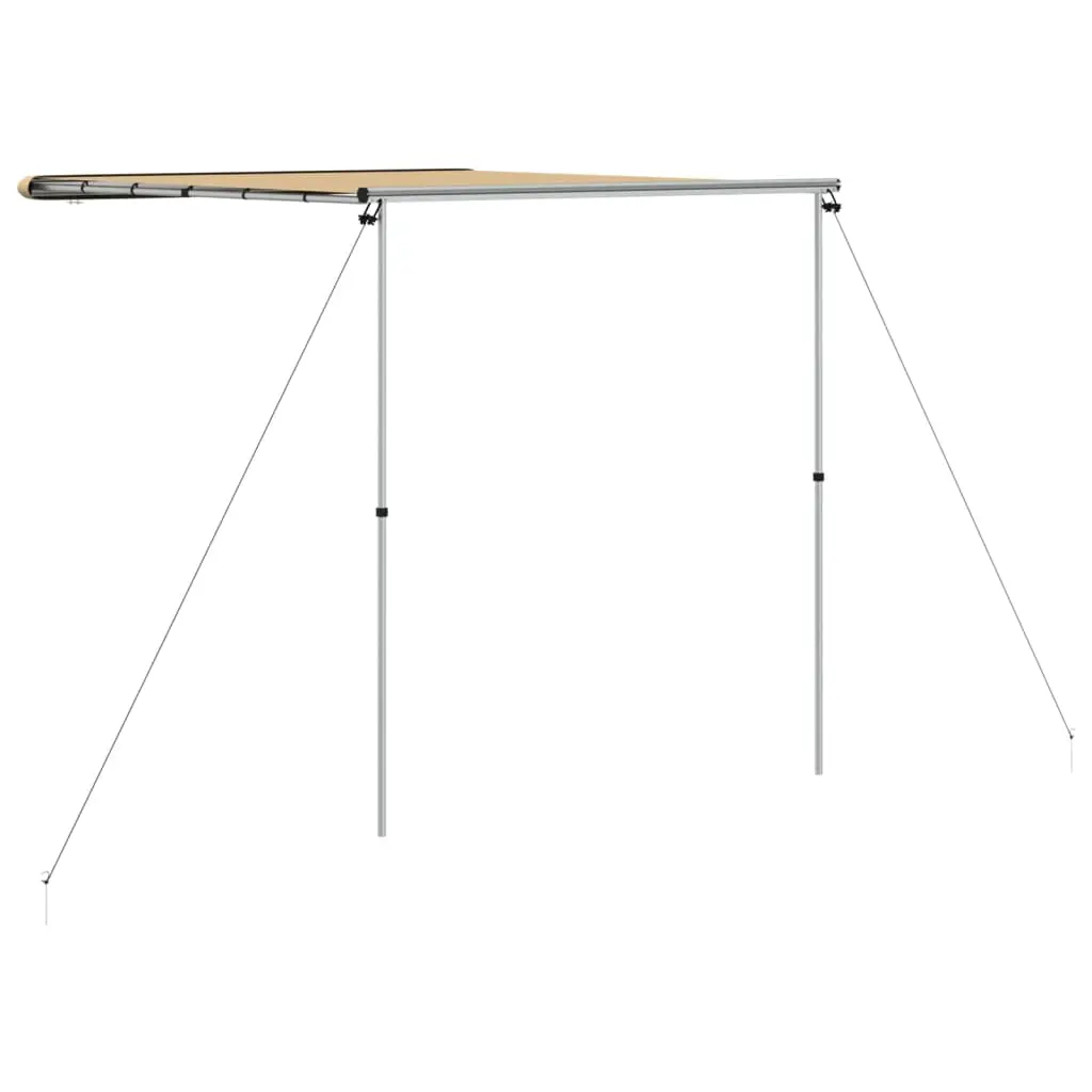 vidaXL Bobil & campingmarkise 2,4x2,5x2,15 m beige