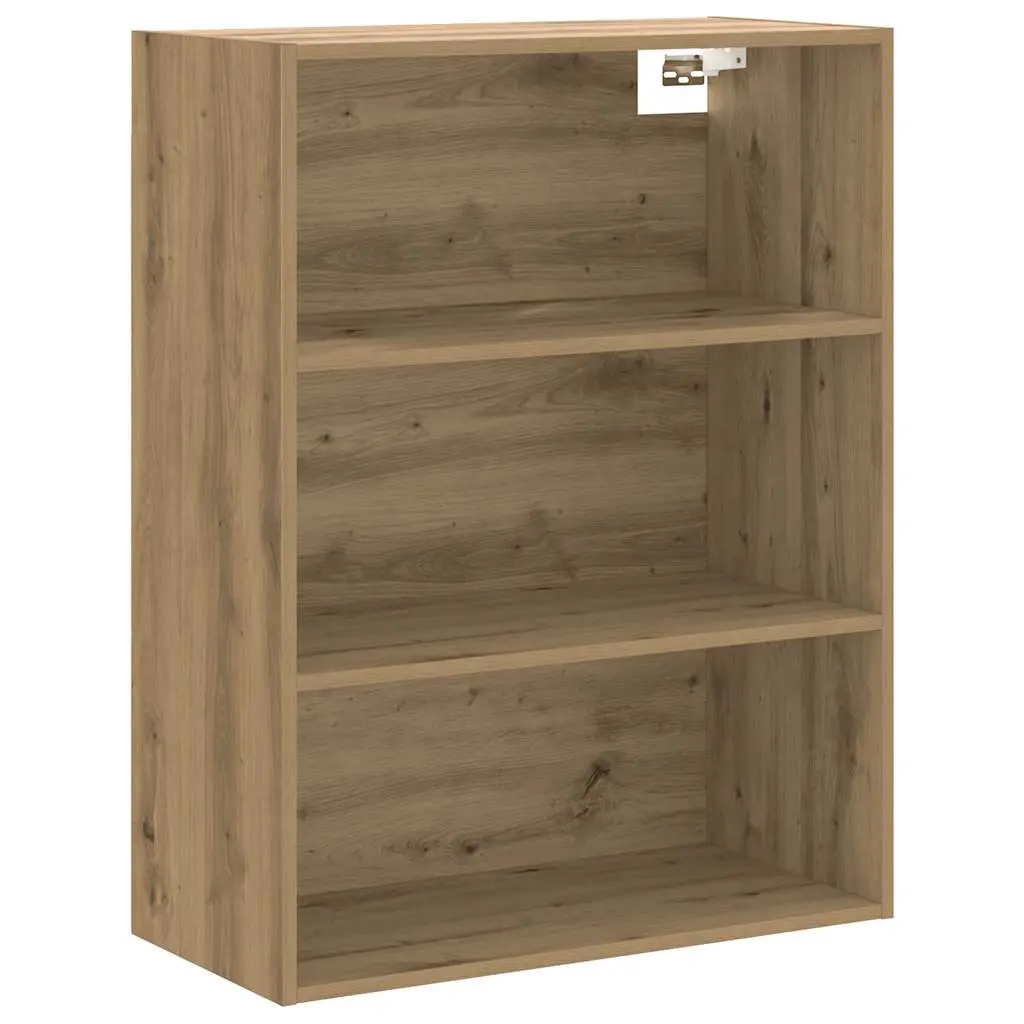 vidaXL Hengende veggskap artisan eik 69,5x32,5x90 cm