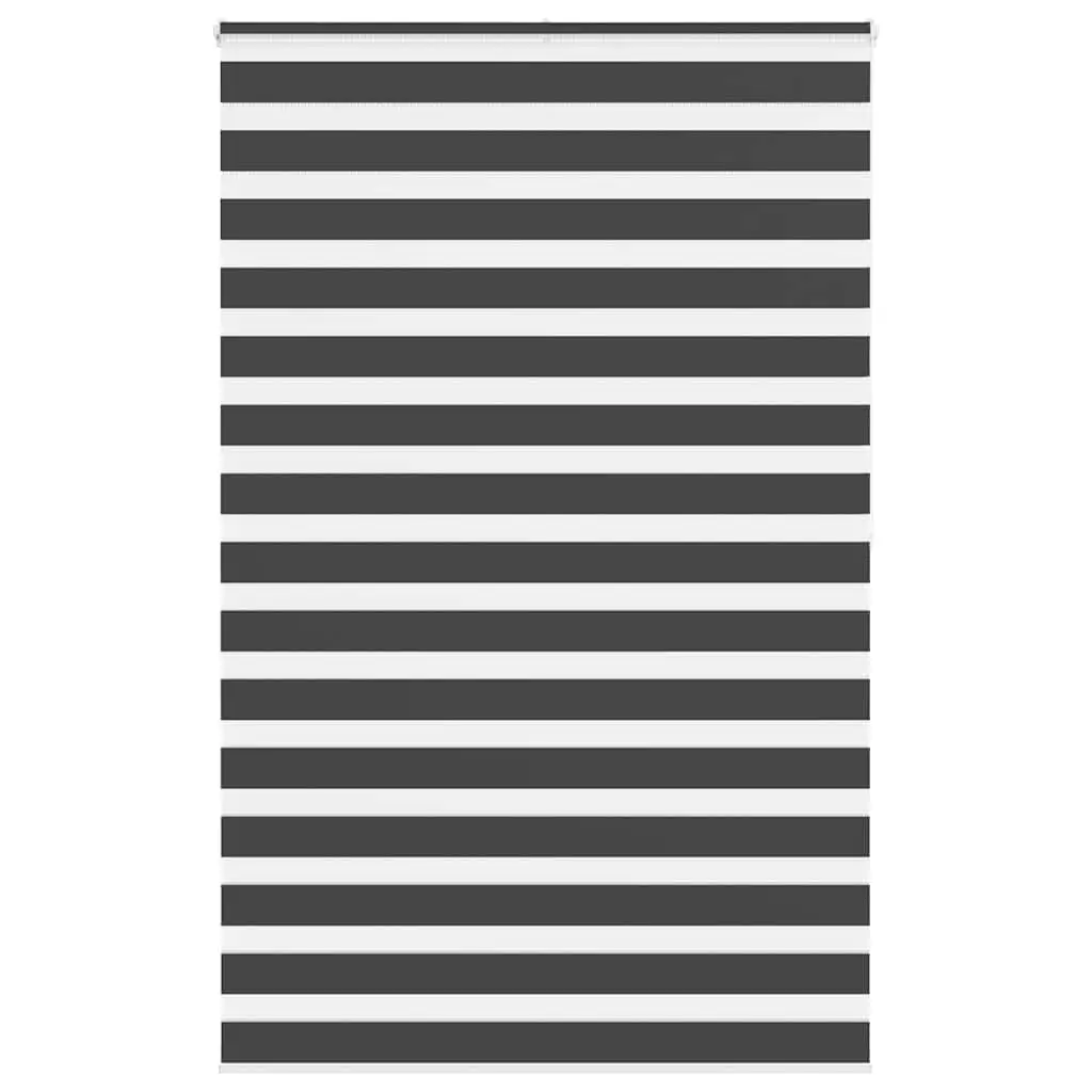vidaXL Sebragardin svart 150x200 cm stoff bredde 145,9 cm polyester