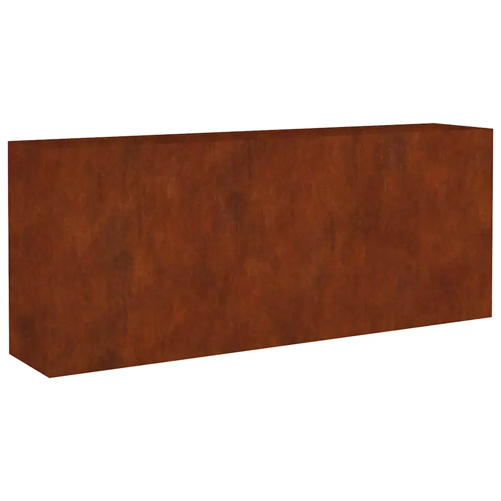 vidaXL Høybed 200x40x80 cm cortenstål