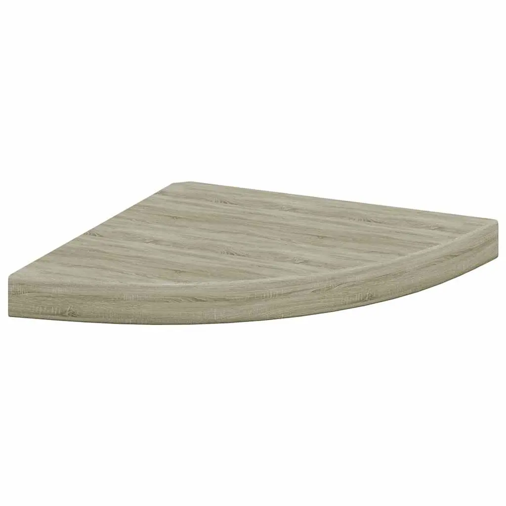 vidaXL Flytende vegghylle eik 35x35x3,8 cm MDF