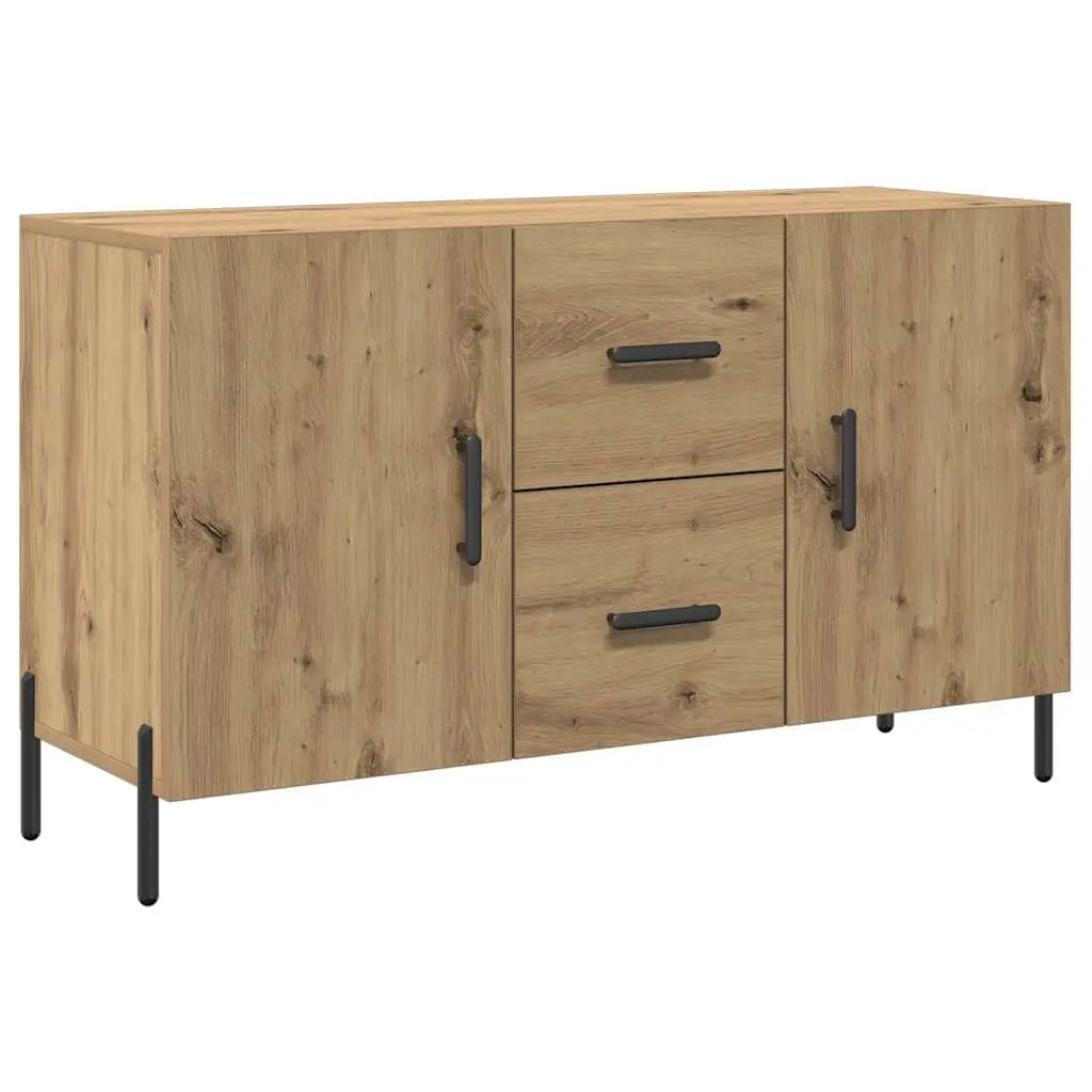 vidaXL Skjenk artisan eik 100x36x60 cm konstruert tre