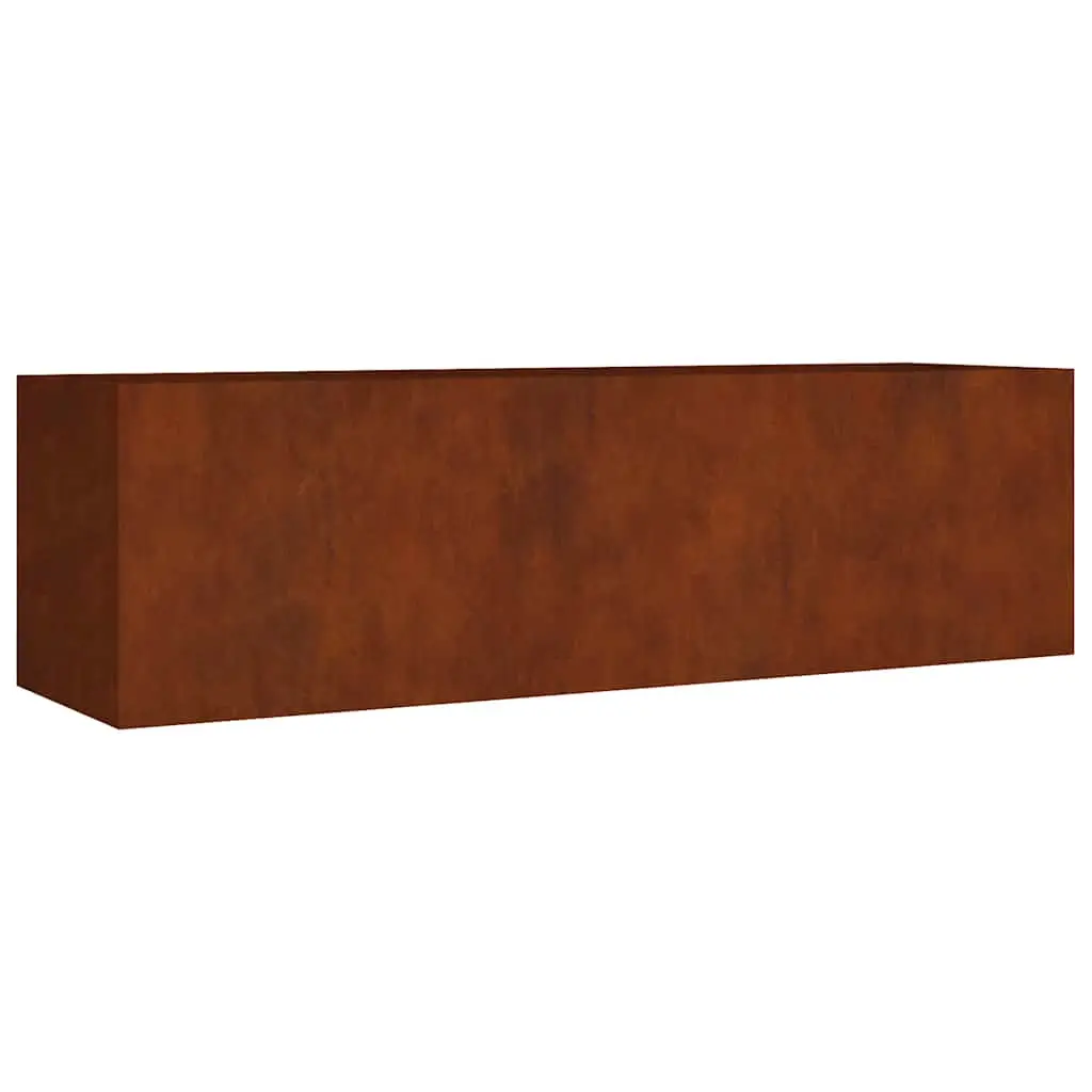 vidaXL Høybed 280x80x80 cm cortenstål