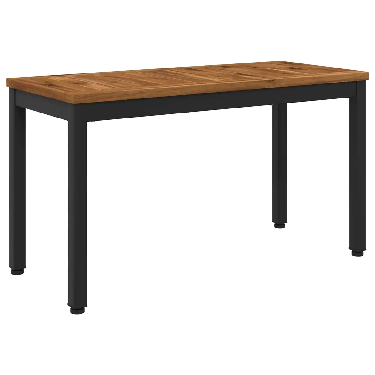 vidaXL Hagebenk 80,5 x 35 x 45 cm Solid akasietre Naturlig og svart