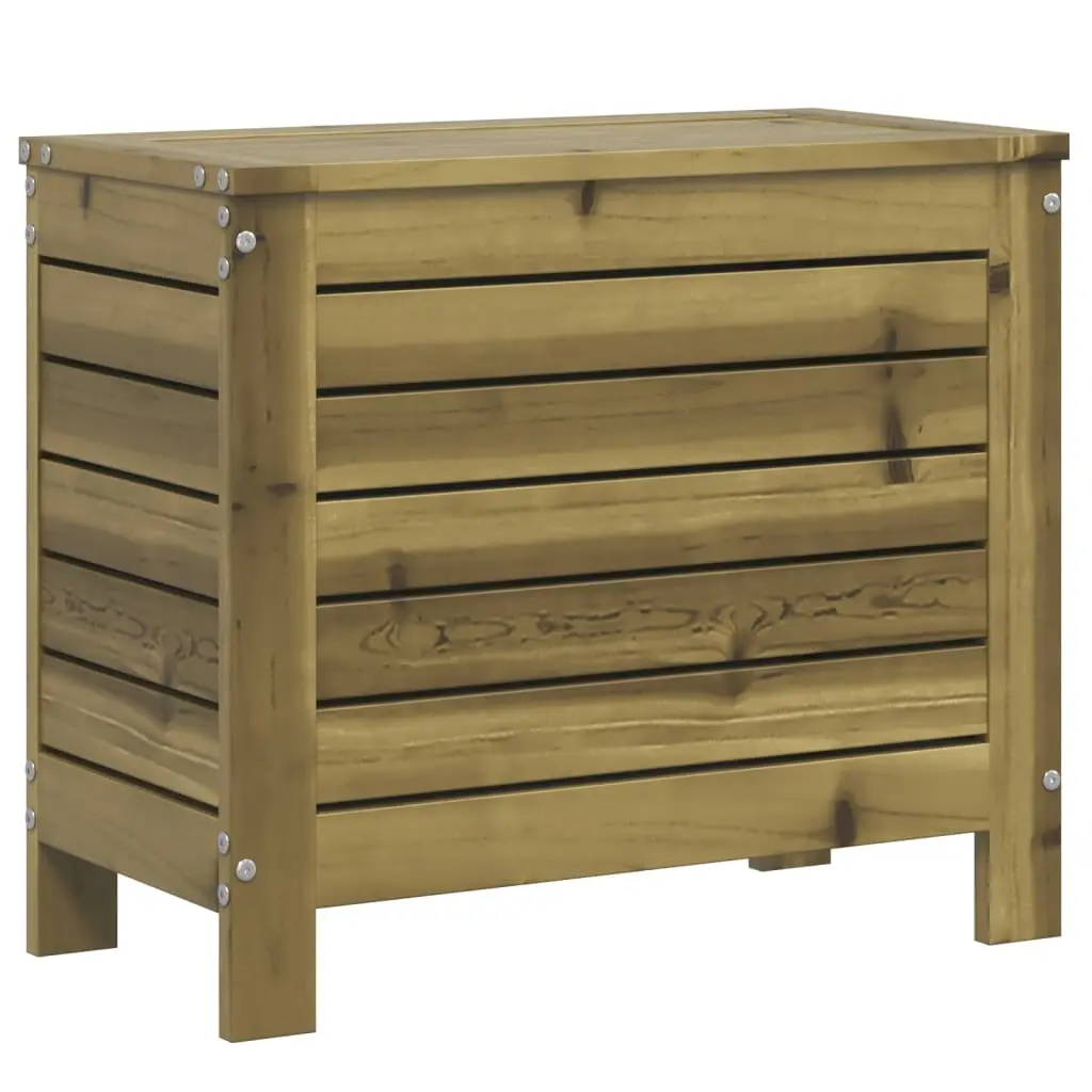 vidaXL Hagefotskammel 62x31,5x52 cm impregnert furu