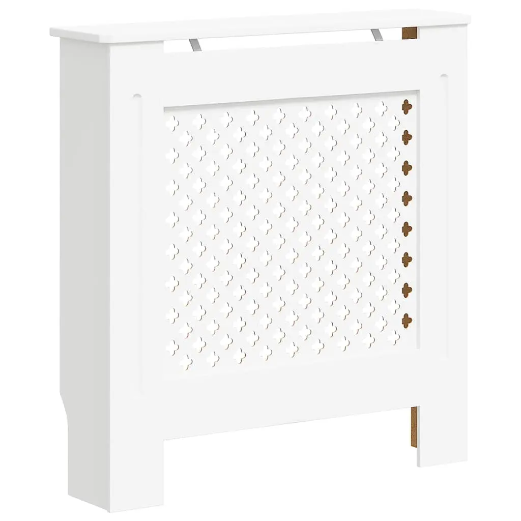 vidaXL Radiatordeksel MDF hvit 78 cm