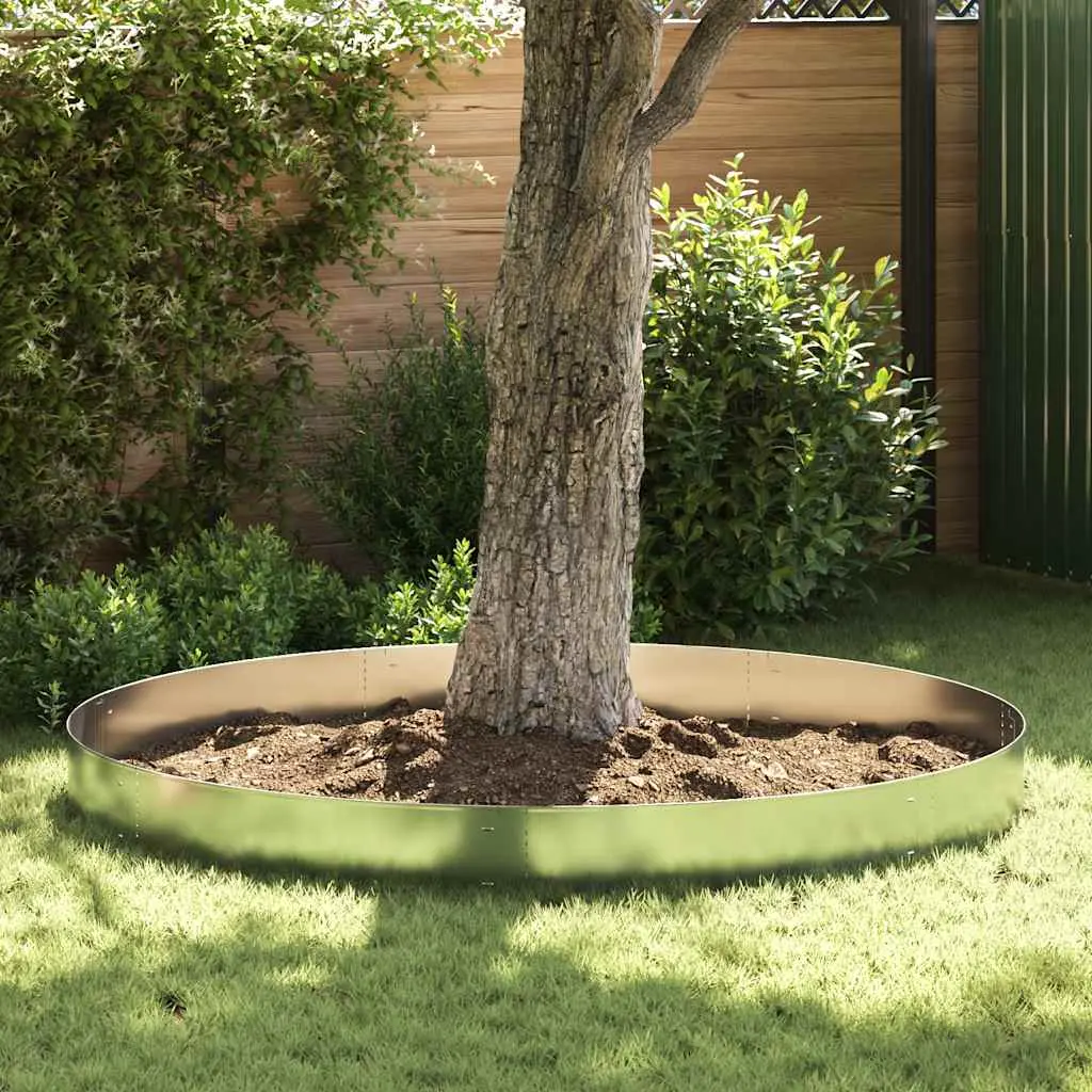 vidaXL Plengjerde 15 stk galvanisert stål 100x20 cm