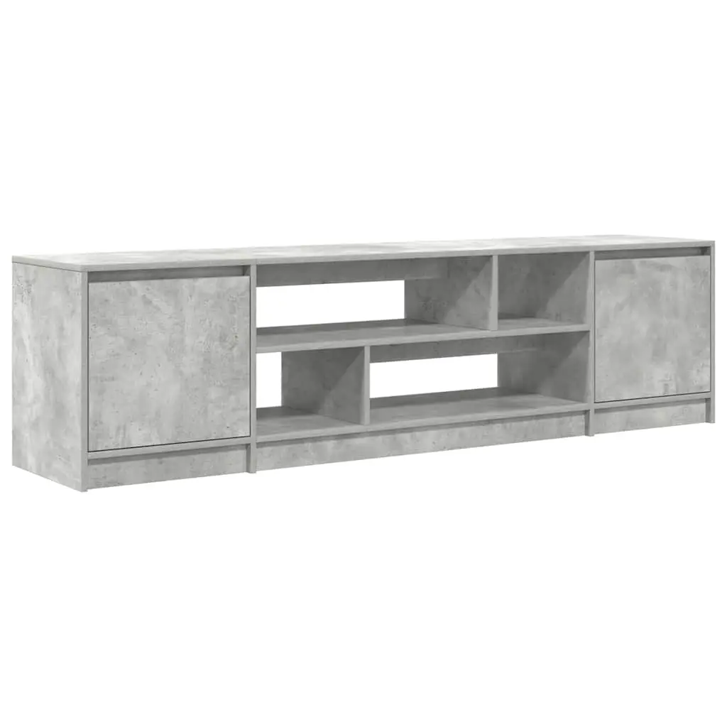 vidaXL TV-benk betonggrå 188,5x41x50 cm konstruert tre